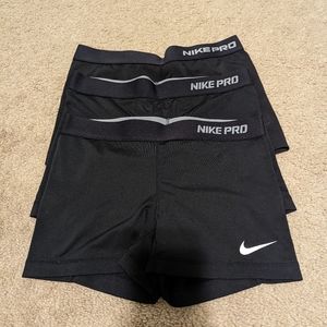 3 Nike pro dri-fit